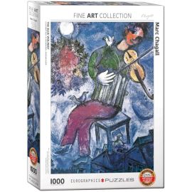 EuroGraphics Puzzle Der blaue Geiger von Marc Chagall 1000 Teile