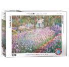 EuroGraphics Puzzle Monets Garten bei Giverny von Claude Monet 1000 Teile