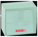 Karteibox A8 gefüllt mint