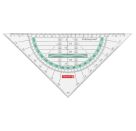 Geometrie-Dreieck 16cm Griff mint