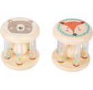 small foot Babyrasseln Tiere Pastell