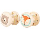 small foot Babyrasseln Tiere Pastell