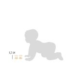 small foot Babyrasseln Tiere Pastell
