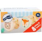 small foot Babyrasseln Tiere Pastell