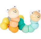 small foot Motorikspielzeug Raupe Pastell sortiert