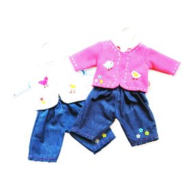 Puppen-Jacke mit Jeans, 28 - 35 cm