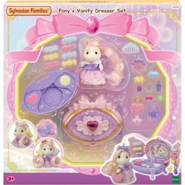 Sylvanian Families 5704 Schminkkommode mit Pony Figur