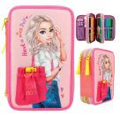 TOPModel 3-Fach Federtasche mit applizierter Vordertasche