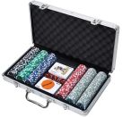 Natural Games Poker-Set im Aluminiumkoffer, 300 Chips