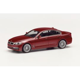 herpa - BMW 5er Limousine rot met.