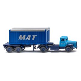 WIKING Containersattelzug 20 (Scania) M.A.T.