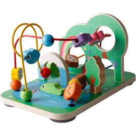 Spielmaus Holz Motorikschleife   Wald