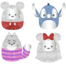 Squishmallows - D100 4er-Set (Micky, Stitch, Grinsekatze, Minnie) 12,5 cm Plüsch