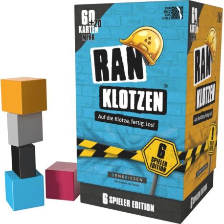 RANKLOTZEN - „Auf die Klötze, fertig, los! - 6 Spieler Edition