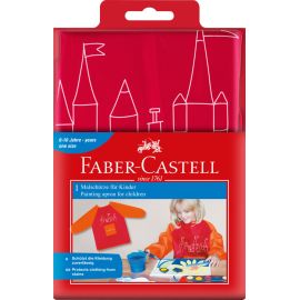 Malschürze für Kinder Farbe rot orange
