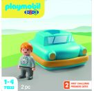 PLAYMOBIL 71323 1.2.3: Push & Go Car