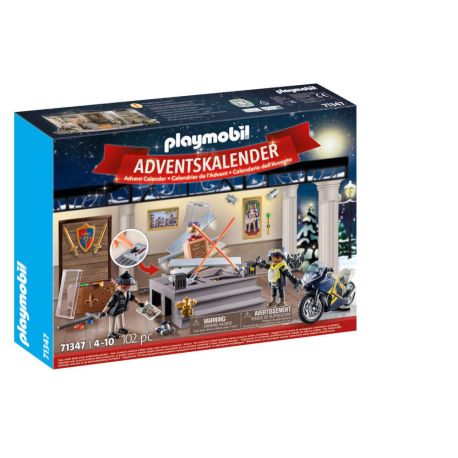 PLAYMOBIL 71347 Adventskalender Polizei Museumsdiebstahl
