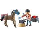 PLAYMOBIL 71357 Hufschmied Ben & Achilles