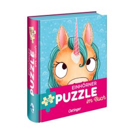 Einhörner. Puzzle im Buch