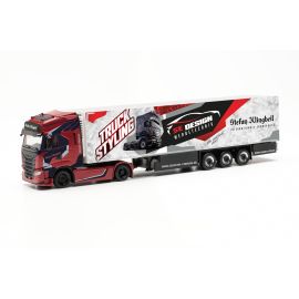 herpa - Iveco S-Way Kühlkoffer-Sattelzug Klingbeil (Hessen Gladenbach)