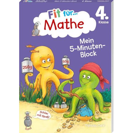Fit für Mathe 4. Klasse. Mein 5-Minuten-Block