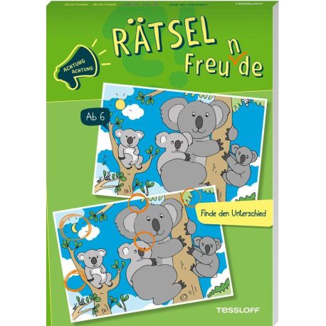 Achtung, Achtung Rätselfreu(n)de. Finde den Unterschied