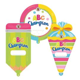 ABC CHAMPIONS Folienballons, sortiert (1 Stück)