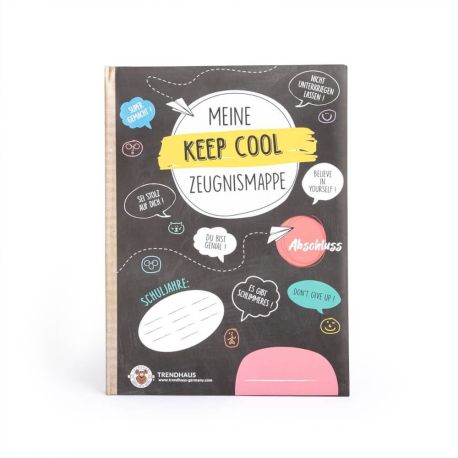 ALLES FÜR DIE SCHULE Zeugnismappe „Keep Cool