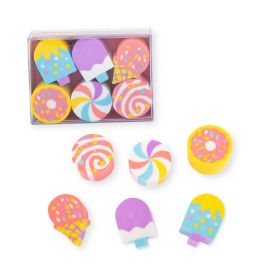 RADIERER Einhorn & Candy Box 6er-Set, sortiert  (1 Stück)