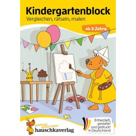 Kindergartenblock ab 3 Jahre - Vergleichen, rätseln und malen