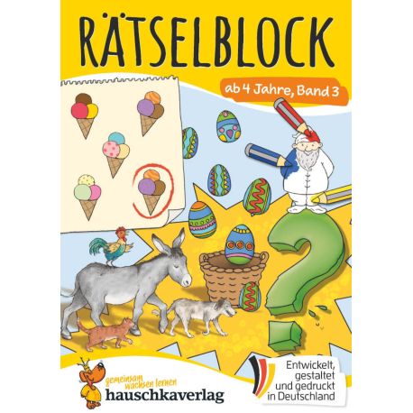 Rätselblock ab 4 Jahre - Band 3