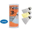 Talbot-Torro - Badminton-Ball TECH 150, 3er Dose (2x weiß   1x gelb)