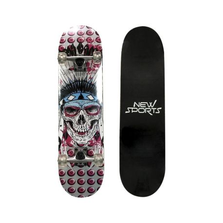 New Sports Skateboard Skeleton Länge 78,7 cm, ABEC 7