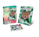 Paillettenkunst Tiger