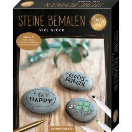 Steine bemalen - Viel Glück (Creative Time)