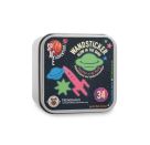 SPACE ADVENTURE Wandsticker Glow in the Dark selbstklebend