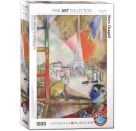 EuroGraphics Puzzle Paris vom Fenster aus von Marc Chagall 1000 Teile