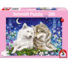 Puzzle Kuschelige Wolfsfreunde 200Teile