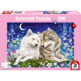 Puzzle Kuschelige Wolfsfreunde 200Teile