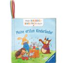 Mein Knuddel-Knautsch-Buch: Meine ersten Kinderlieder, weiches Stoffbuch, waschbares Badebuch, Babyspielzeug ab 6 Mona