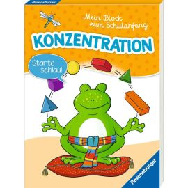 Ravensburger Mein Block zum Schulanfang: Konzentration - Rätselblock ab 6 Jahre - Konzentrationsspiele