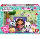 Puzzle Gabby s Dollhouse Miau-ziger Partyspaß 40Teile