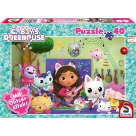 Puzzle Gabby s Dollhouse Miau-ziger Partyspaß 40Teile