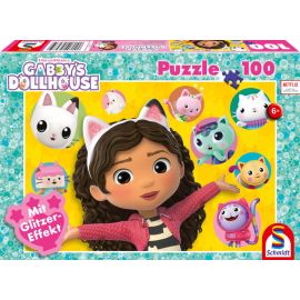 Puzzle Gabby s Dollhouse Gabby und ihre Freunde 100Teile