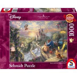Schmidt Spiele Puzzle Thomas Kinkade Disney Die Schöne und das Biest 1000 Teile