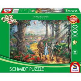 Puzzle Thomas Kinkade DC Wizard of Oz, Follow The YELLOW BRICK ROAD® 1000Teile