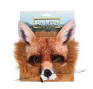TOITOYS ANIMAL WORLD Maske mit Kunstpelz -Tier, 6-fach sortiert