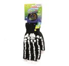 TOITOYS Skelett Handschuhe mit LED-Leucht Fingerspitzen