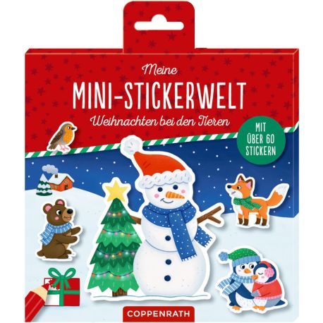 Meine Mini-Stickerwelt - Weihnachten bei den Tieren