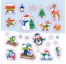 Meine Mini-Stickerwelt - Weihnachten bei den Tieren